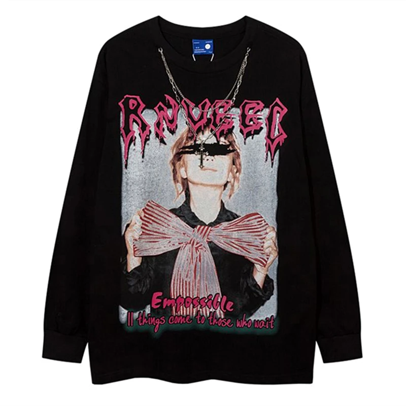 Y2K Dark Punk Human Painting Graphic Hoodies O-neck Sweatshirt Funny Hip Hop Men's Long Sleeve Pullover Autumn Winter Streetwear
Y2K Dark Punk Human Painting Graphic Hoodies O-neck Sweatshirt Funny Hip Hop Men's Long Sleeve Pullover Autumn Winter Streetwear