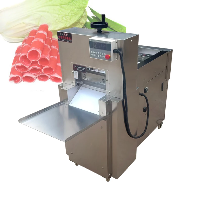 Meat Slicer CNC Double Cut Mutton Roll Machine Household Meat Planing Machine Stainless Steel Lamb Rolls Cutting Machine
Meat Slicer CNC Double Cut Mutton Roll Machine Household Meat Planing Machine Stainless Steel Lamb Rolls Cutting Machine