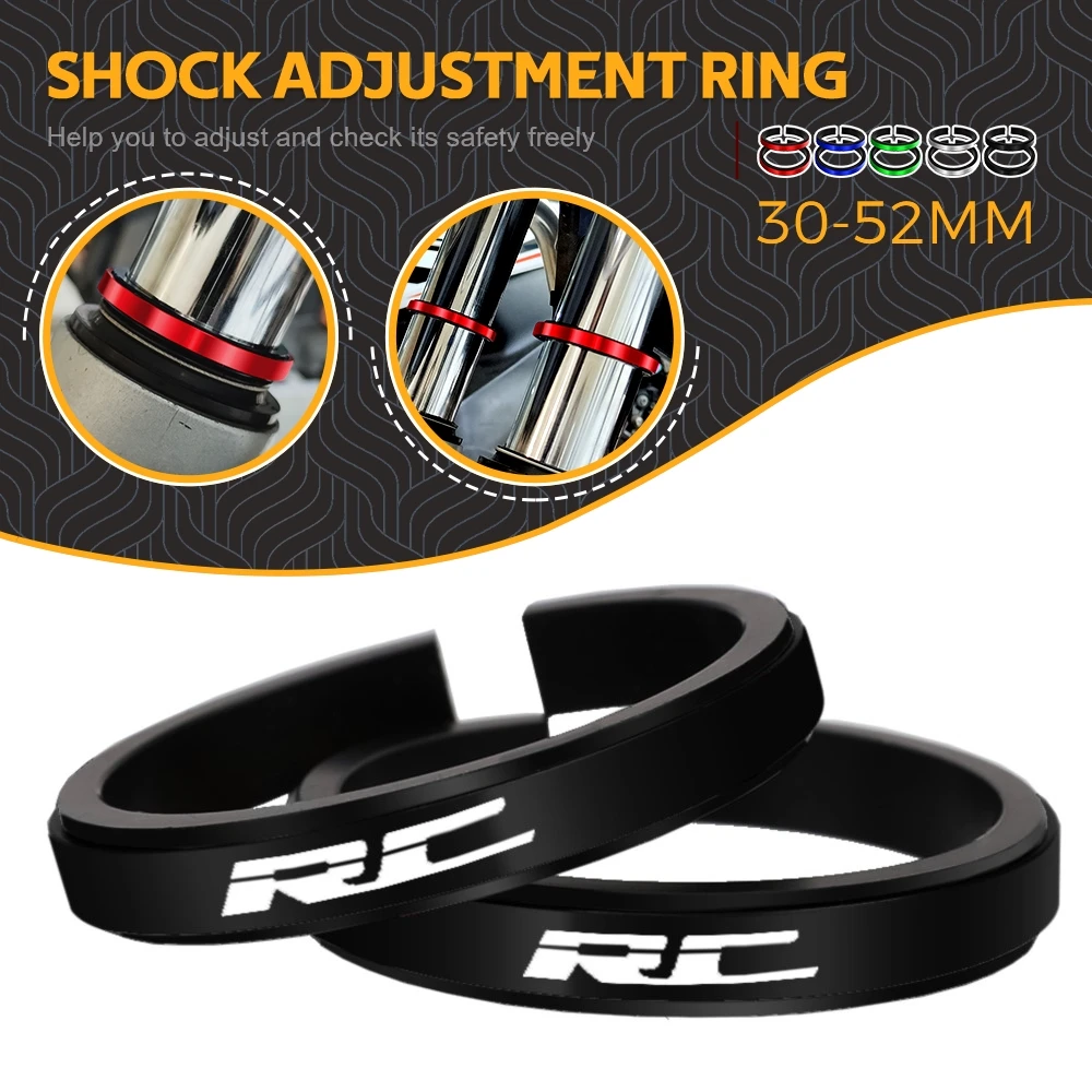 FOR RC8 RC8R RC51 RC125 RC200 RC390 Motorcycle Adjustment Shock Absorber Auxiliary Rubber Ring CNC Accessories Fit 30MM-52MM
FOR RC8 RC8R RC51 RC125 RC200 RC390 Motorcycle Adjustment Shock Absorber Auxiliary Rubber Ring CNC Accessories Fit 30MM-52MM