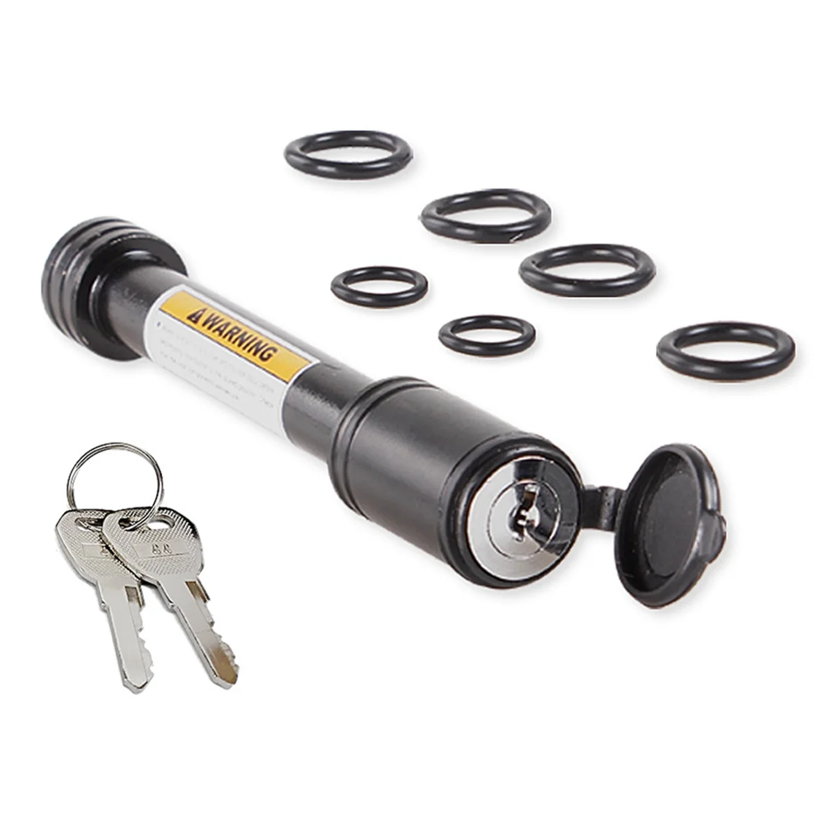 Hitch Receiver Pin Lock, Trailer Receiver Lock, with 5/8Inch Pin for 2-1/2Inch Receiver
Hitch Receiver Pin Lock, Trailer Receiver Lock, with 5/8Inch Pin for 2-1/2Inch Receiver