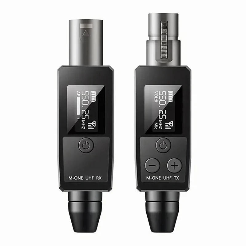 

UHF Wireless Microphone Transmitter Receiver XLR Microphone Wireless System Suitable For 48V Capacitive Microphone Accessories