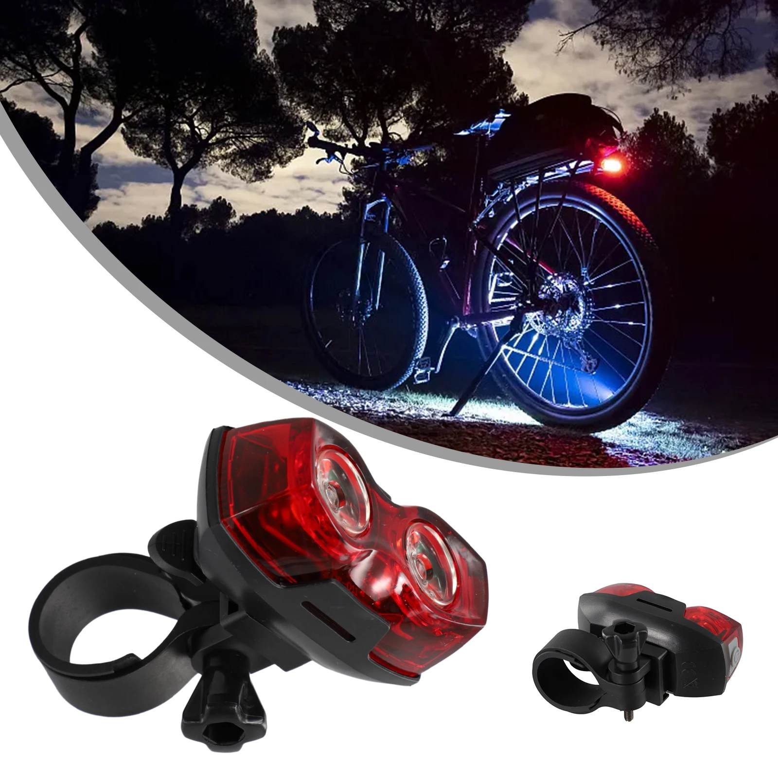 Bike Tail Light Practical Plastic Bike Rear Light Red Light for Mountain Bikes Horizontal/Vertical Mounting Option
Bike Tail Light Practical Plastic Bike Rear Light Red Light for Mountain Bikes Horizontal/Vertical Mounting Option
