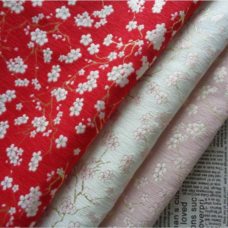 Red Green Jacquard Embroidered Clothing Fabrics Cotton Polyester Material for Sewing Cheongsam Dresses Pillows Luggage Fabrics
Red Green Jacquard Embroidered Clothing Fabrics Cotton Polyester Material for Sewing Cheongsam Dresses Pillows Luggage Fabrics