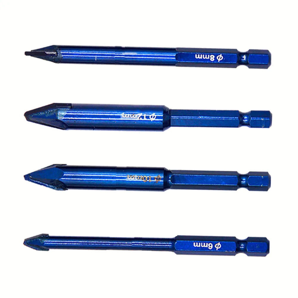 4pcs 6-12mm Threaded Triangle Tungsten Steel Drill Bits Carbide Drilling For Wall Glass Wood Metal Tiles Hand Electric Drill
4pcs 6-12mm Threaded Triangle Tungsten Steel Drill Bits Carbide Drilling For Wall Glass Wood Metal Tiles Hand Electric Drill