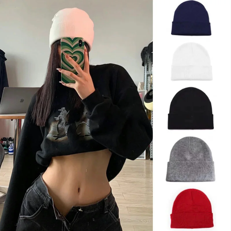 Fashion Brand New Women Men Autumn Winter Warm Beanie Hat Solid Color Lady Male Stretch Knitted Crochet Beanies Free Shipping
Fashion Brand New Women Men Autumn Winter Warm Beanie Hat Solid Color Lady Male Stretch Knitted Crochet Beanies Free Shipping