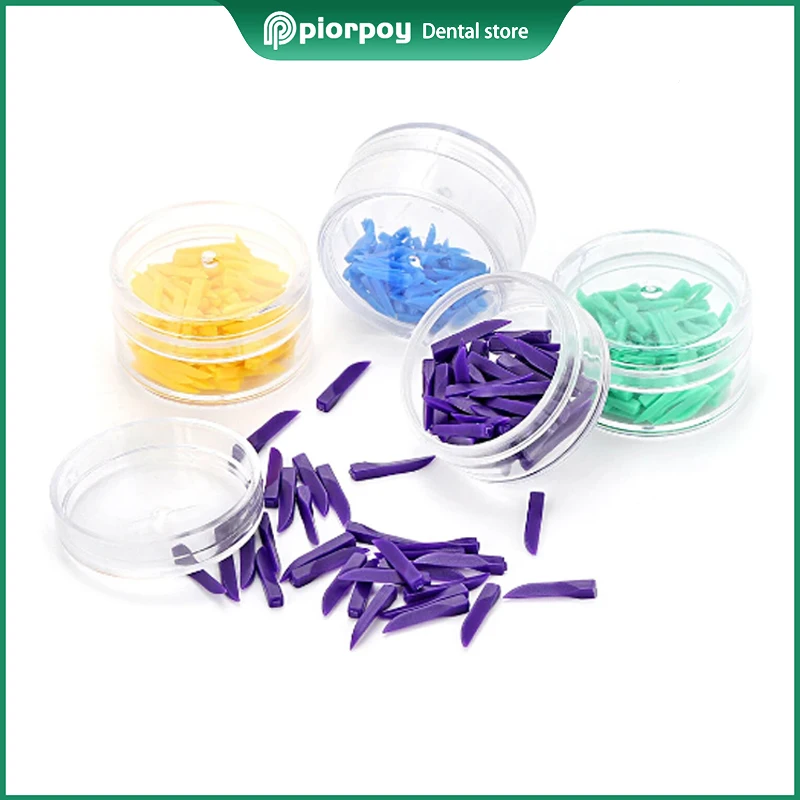 PIORPOY 100Pcs/Box Dental Wedges Tooth Gap Wedges Disposable Plastic Dentistry Lab Instrument Dentist Materials Supplies
PIORPOY 100Pcs/Box Dental Wedges Tooth Gap Wedges Disposable Plastic Dentistry Lab Instrument Dentist Materials Supplies