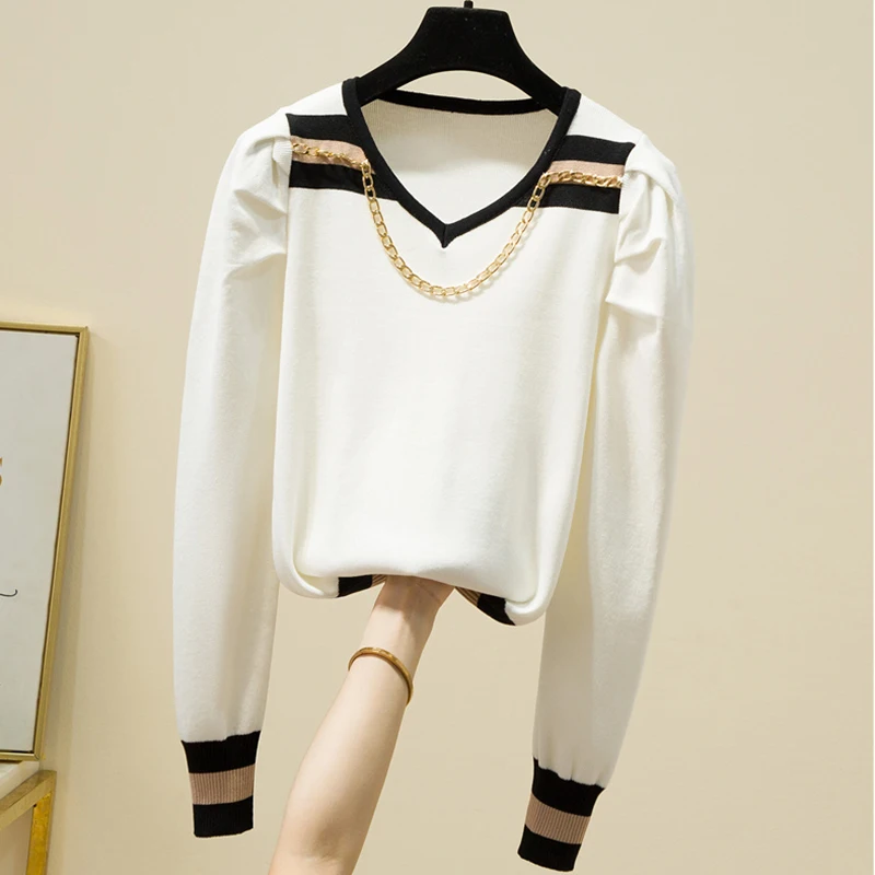 Contrast Color Sweater Women Pull Femme 2023 Autumn Winter Korean Style Womens Clothes Pullovers Long Sleeve Knitted Tops Female
Contrast Color Sweater Women Pull Femme 2023 Autumn Winter Korean Style Womens Clothes Pullovers Long Sleeve Knitted Tops Female
