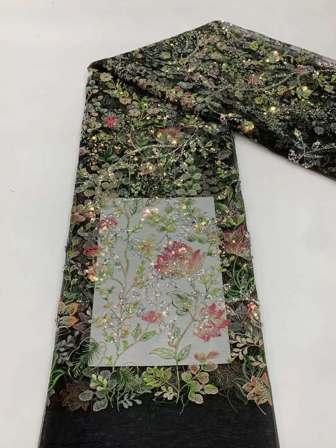 5 Yards Luxury African Heavy Beaded Lace Tulle Fabric 2023 French 3D Flower Embroidered Applique Fabric For Sewing Material XB54
5 Yards Luxury African Heavy Beaded Lace Tulle Fabric 2023 French 3D Flower Embroidered Applique Fabric For Sewing Material XB54