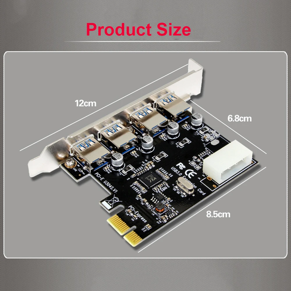 5 Gbps Speed 4 Ports PCI-E Express Card USB 3.0 PCI-e PCI Express Expansion Adapter Card For Mac Pro Free Shipping
5 Gbps Speed 4 Ports PCI-E Express Card USB 3.0 PCI-e PCI Express Expansion Adapter Card For Mac Pro Free Shipping
