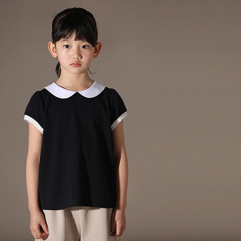 Детская Хлопковая футболка без рукавов, с отложным воротником
Детская Хлопковая футболка без рукавов, с отложным воротником