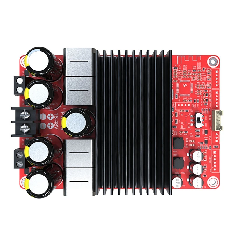 TPA3255 2X300W Bluetooth 5.0 Hifi Audio Amplifier Board Digital Power Amplifier Board DC24-48V AUX Input Volume Conctrol
TPA3255 2X300W Bluetooth 5.0 Hifi Audio Amplifier Board Digital Power Amplifier Board DC24-48V AUX Input Volume Conctrol
