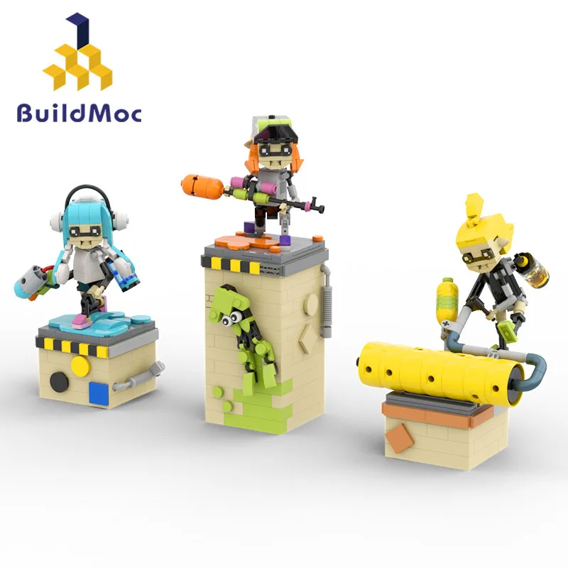 Экшн-фигурки MOC Game Splatooned 3, человекоид, цефалоподы, строительные игрушки с сценой, стрельба, игры, кирпичи, игрушки для детей
Экшн-фигурки MOC Game Splatooned 3, человекоид, цефалоподы, строительные игрушки с сценой, стрельба, игры, кирпичи, игрушки для детей