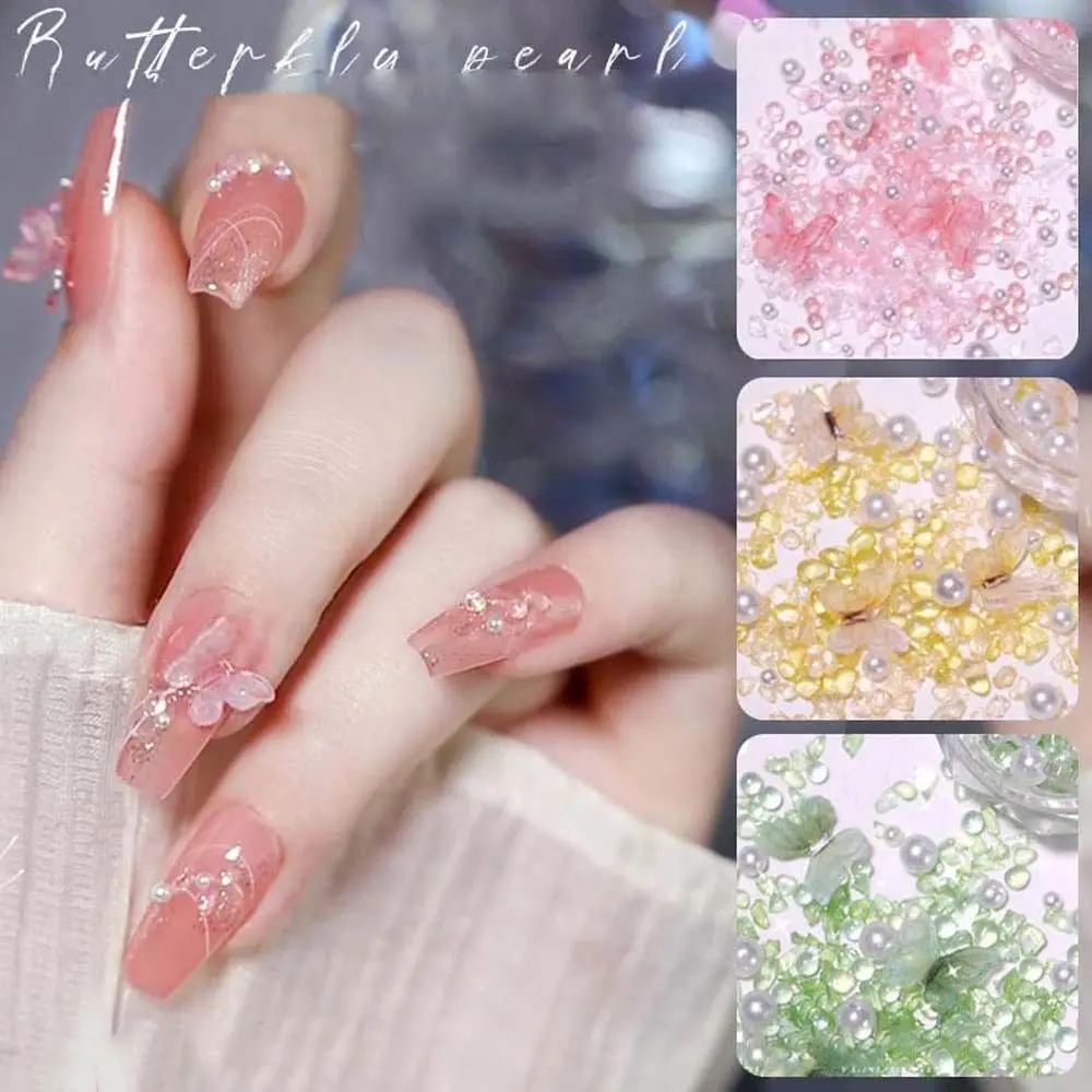 Pearl Butterfly Nail Decorations Nail Rhinestones 3D Nail Art Drills Nail Charms Resin Manicure Accessories
Pearl Butterfly Nail Decorations Nail Rhinestones 3D Nail Art Drills Nail Charms Resin Manicure Accessories