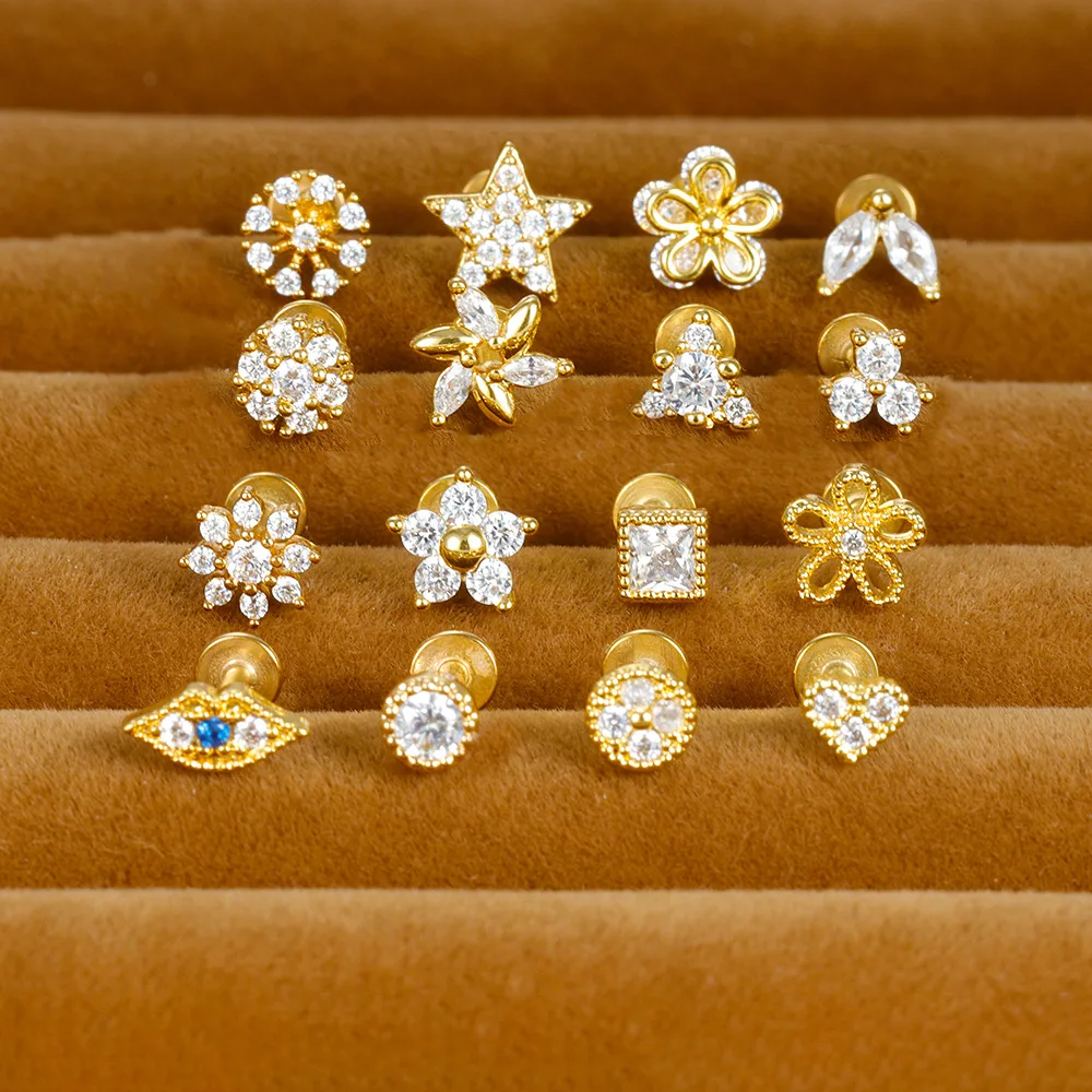 1PC 20G Cross Heart Flower Crown Tragus Stud Earrings Helix Stainless Steel Labret Lip Studs Cartilage Ear Piercing Body Jewelry
1PC 20G Cross Heart Flower Crown Tragus Stud Earrings Helix Stainless Steel Labret Lip Studs Cartilage Ear Piercing Body Jewelry