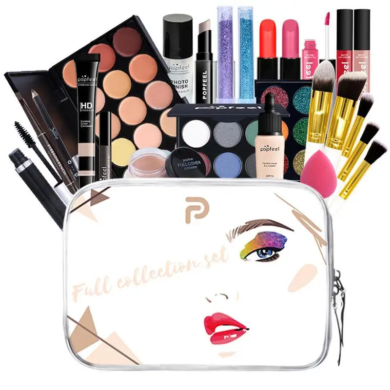 Primer Makeup Set Professional Makeup Set Palette Waterproof Full Face Cosmetic Christmas Makeup Set Complete Facial Makeup
Primer Makeup Set Professional Makeup Set Palette Waterproof Full Face Cosmetic Christmas Makeup Set Complete Facial Makeup