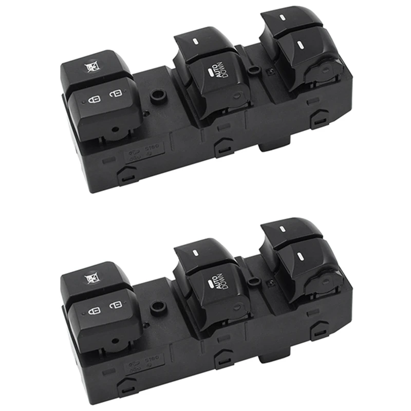 2X For Hyundai Elantra 2011 2012 2013 2014 2015 Power Master Window Lift Control Switch LHD 93570-3X000 Black
2X For Hyundai Elantra 2011 2012 2013 2014 2015 Power Master Window Lift Control Switch LHD 93570-3X000 Black