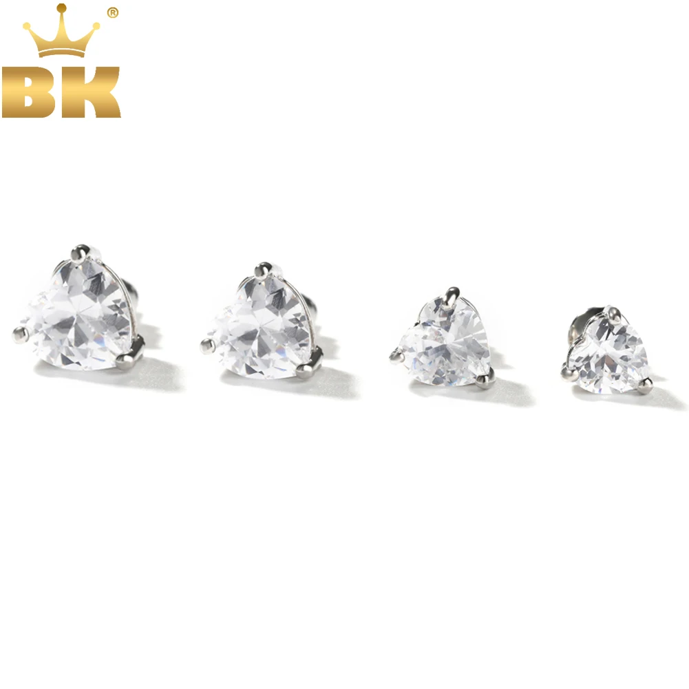 THE BLING KING 5mm-8mm Heart Five Pointed Star Stud Earring Iced Out Red Black Cubic Zirconia Hiphop Jewelry Best Gift For Women
THE BLING KING 5mm-8mm Heart Five Pointed Star Stud Earring Iced Out Red Black Cubic Zirconia Hiphop Jewelry Best Gift For Women