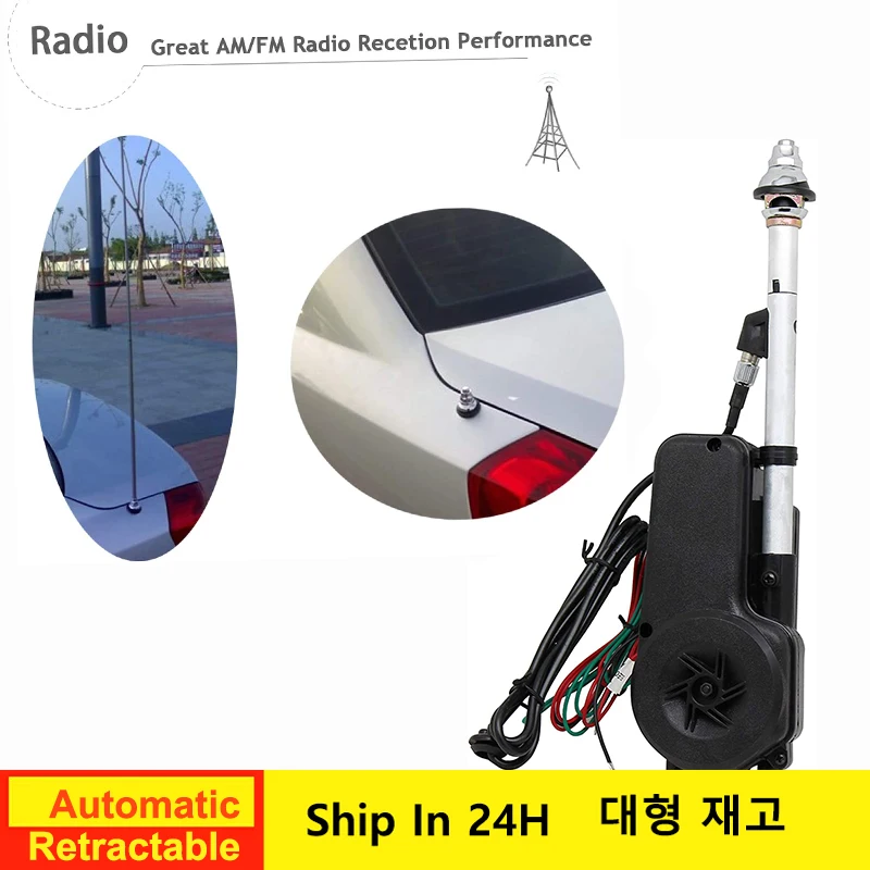 Automatic Retractable Transmitter Aerials 12V Mute Am Fm Radio Antenna Signal Reception Audio Universal Vehicle Accessories
Automatic Retractable Transmitter Aerials 12V Mute Am Fm Radio Antenna Signal Reception Audio Universal Vehicle Accessories