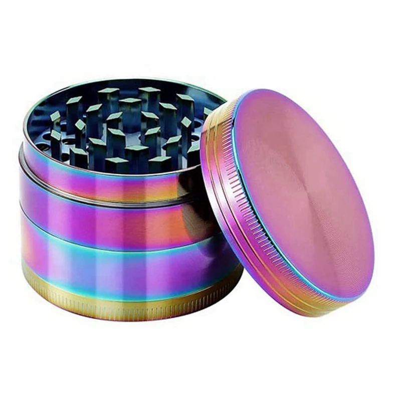 2X Efficient Grinding Zinc Alloy Grinder,2 Inch Grinders - 4 Layer Rainbow Grinder
2X Efficient Grinding Zinc Alloy Grinder,2 Inch Grinders - 4 Layer Rainbow Grinder