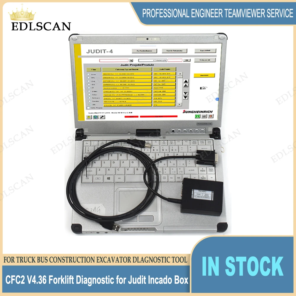 CFC2 Laptop New software 4.36 forklift Diagnostic for Judit Incado Box Jungheinrich 4 auto forklift Judit ET
CFC2 Laptop New software 4.36 forklift Diagnostic for Judit Incado Box Jungheinrich 4 auto forklift Judit ET