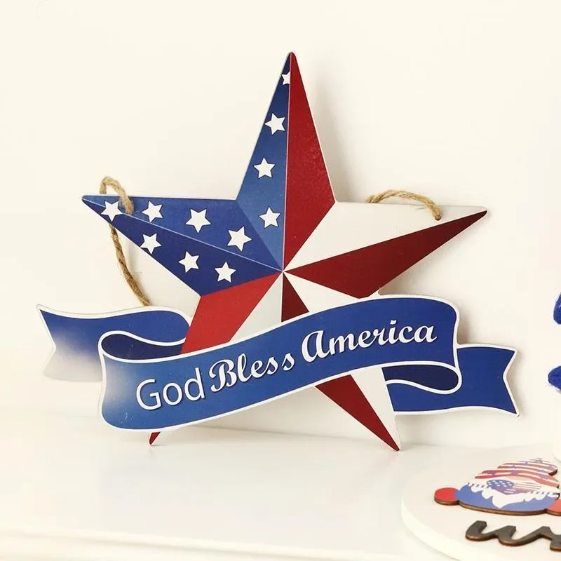 Independence Day Wooden Five-Pointed Star Charm American July Fourth Wooden Plaque Happy 2024 Independence Day Party Decor
Independence Day Wooden Five-Pointed Star Charm American July Fourth Wooden Plaque Happy 2024 Independence Day Party Decor