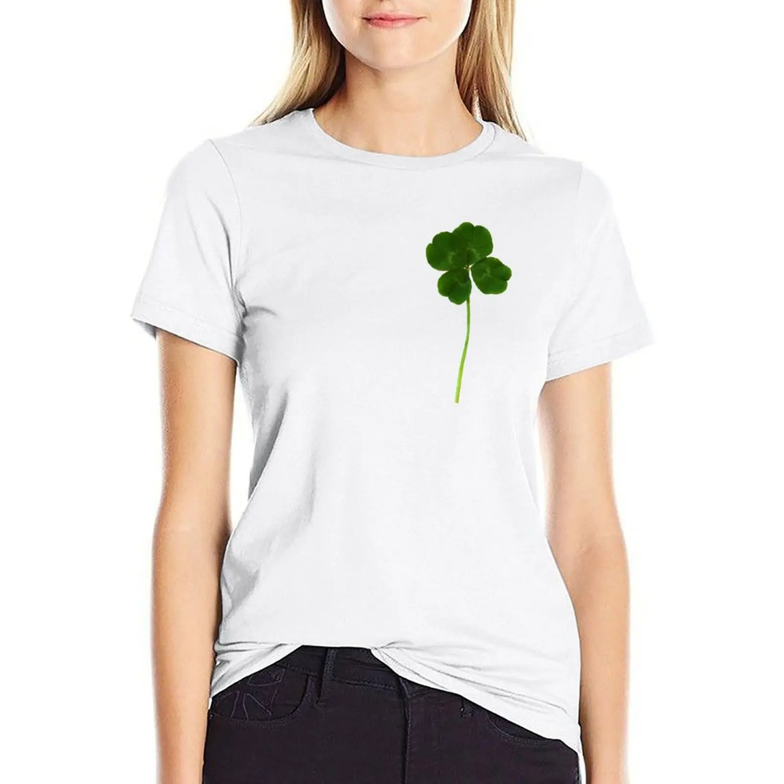 Real four-leaf clover T-shirt aesthetic clothes Aesthetic clothing Short sleeve tee cat shirts for Women
Real four-leaf clover T-shirt aesthetic clothes Aesthetic clothing Short sleeve tee cat shirts for Women