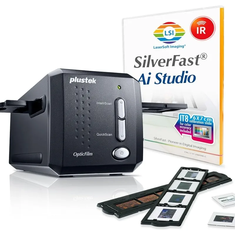 Сканер пленки и слайдов Plustek OpticFilm 8200i AI - 35 мм Калибровочная цель IT 8 + SilverFast Ai Studio 9
Сканер пленки и слайдов Plustek OpticFilm 8200i AI - 35 мм Калибровочная цель IT 8 + SilverFast Ai Studio 9