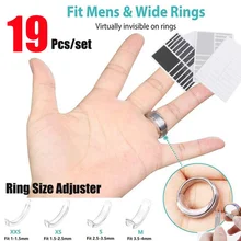 19PCS Silicone Invisible Ring Size Regulator Ring Size Adjusting Pad Spring Small Artifact Reducer Ring Sizer Fit Any Rings
19PCS Silicone Invisible Ring Size Regulator Ring Size Adjusting Pad Spring Small Artifact Reducer Ring Sizer Fit Any Rings