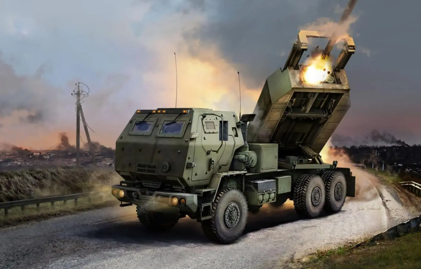 Набор моделей высокомобильной ракетной артиллерии DRAGON 7707 в масштабе 1/72 M142
Набор моделей высокомобильной ракетной артиллерии DRAGON 7707 в масштабе 1/72 M142