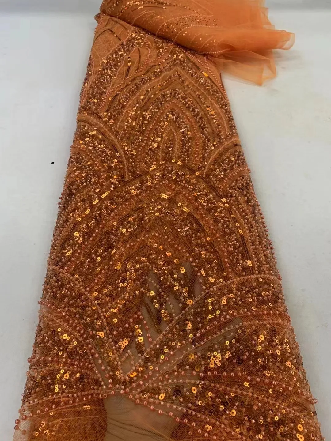 French Lace Fabric Sequin Women Wedding Party Glitter Crystal Beads African Tulle Sequence High Quality Beaded Nigeria Net
French Lace Fabric Sequin Women Wedding Party Glitter Crystal Beads African Tulle Sequence High Quality Beaded Nigeria Net