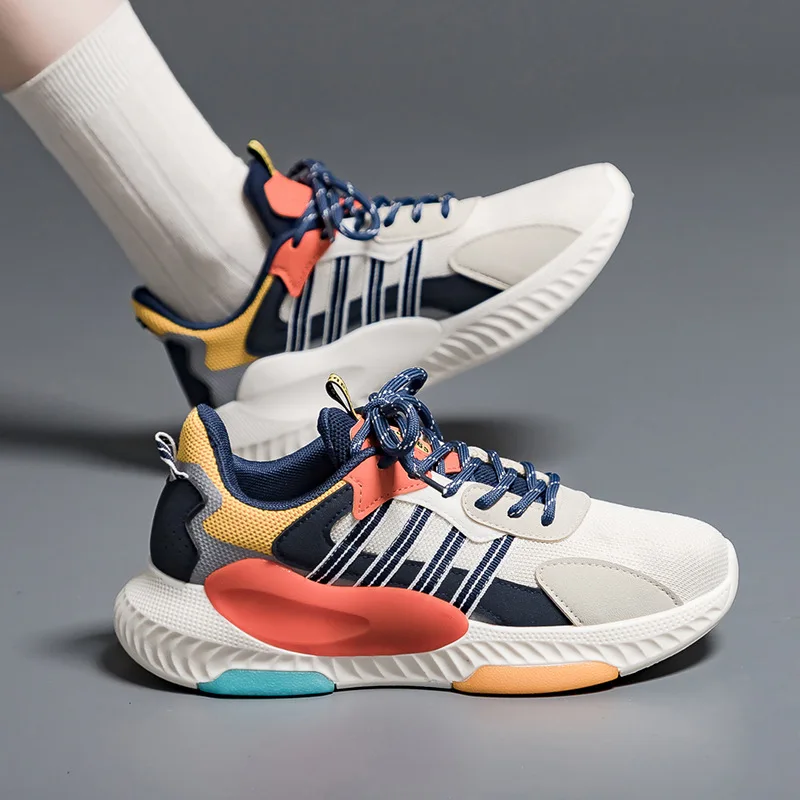Men's Couple Sports Shoes Spring/summer New Lace Up Shoes Breathable Running Soft Sole Versatile Casual Training Shoes Women's
Men's Couple Sports Shoes Spring/summer New Lace Up Shoes Breathable Running Soft Sole Versatile Casual Training Shoes Women's