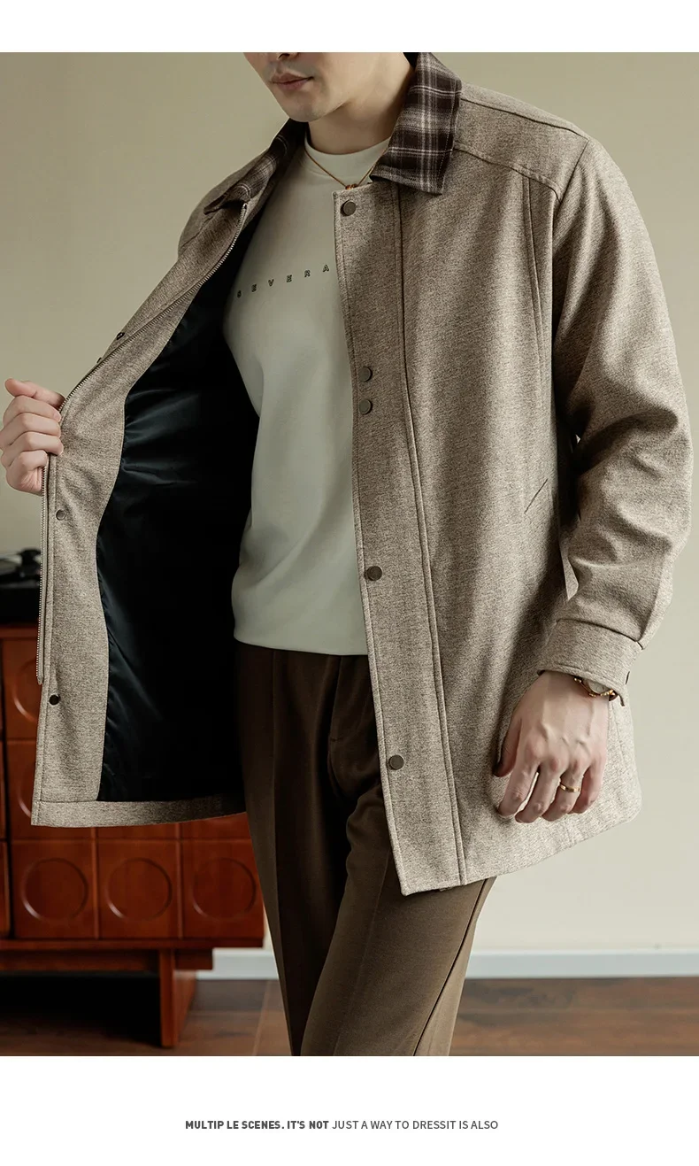 حجم كبير 8XL الرجال معطف طويل خندق النمط البريطاني Vintage سترة واقية الذكور إنجلترا الأعمال الكلاسيكية الشتاء الكاكي سترة زائد كبير حجم كبير 8XL الرجال معطف طويل خندق النمط البريطاني Vintage سترة واقية الذكور إنجلترا الأعمال الكلاسيكية الشتاء الكاكي سترة زائد كبير