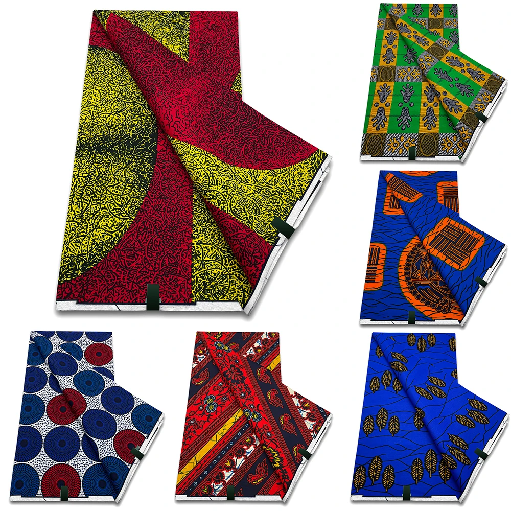 Veritable 100% Cotton Real African Wax Fabric Wax Nigerian Ankara Block Prints Batik Fabric Dutch Pagne 6yard For Sewing
Veritable 100% Cotton Real African Wax Fabric Wax Nigerian Ankara Block Prints Batik Fabric Dutch Pagne 6yard For Sewing