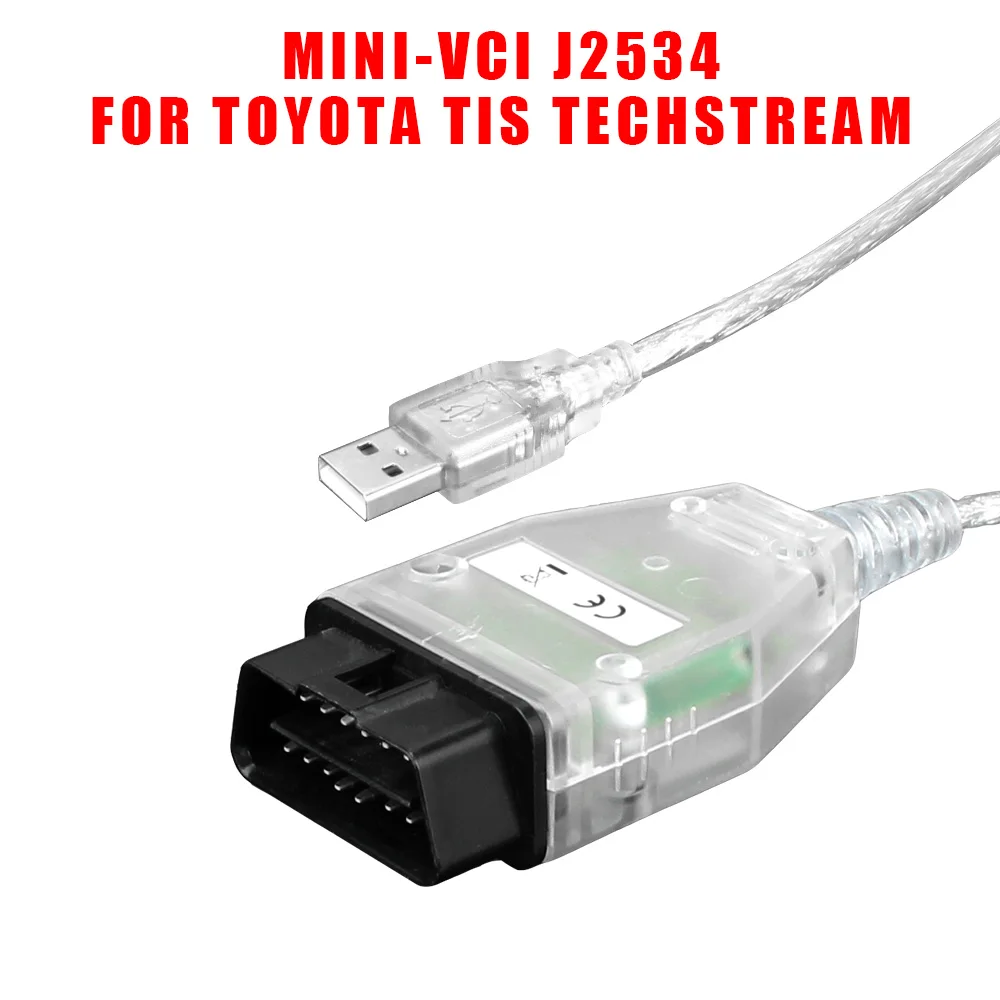 Vehicle Diagnosis Car Diagnostics Cable OBD2 Interface For Toyota TIS Techstream MINI-VCI FTDI J2534 V15.00.028 Auto Scanner
Vehicle Diagnosis Car Diagnostics Cable OBD2 Interface For Toyota TIS Techstream MINI-VCI FTDI J2534 V15.00.028 Auto Scanner