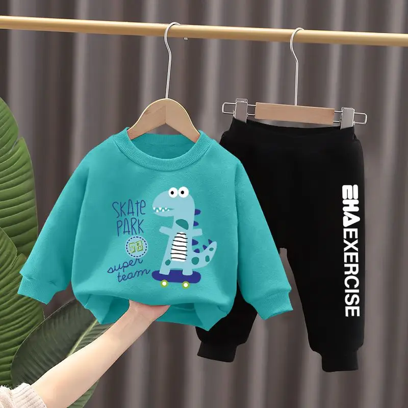 Baby Boys And Girls Clothing Set New Spring Autumn Children Cartoon Outerwear Tops Pants 2PCS Kids Teenage Costume Suit 2-14Y
Baby Boys And Girls Clothing Set New Spring Autumn Children Cartoon Outerwear Tops Pants 2PCS Kids Teenage Costume Suit 2-14Y