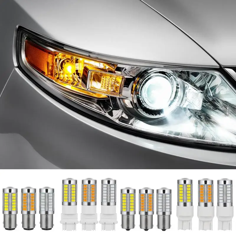 Car Turn Signal Light Led Bulb Highlight Led Light 1157 1156 5730 5630 33SMD T20 12V Tail Brake Light Car Exterior Accessories
Car Turn Signal Light Led Bulb Highlight Led Light 1157 1156 5730 5630 33SMD T20 12V Tail Brake Light Car Exterior Accessories