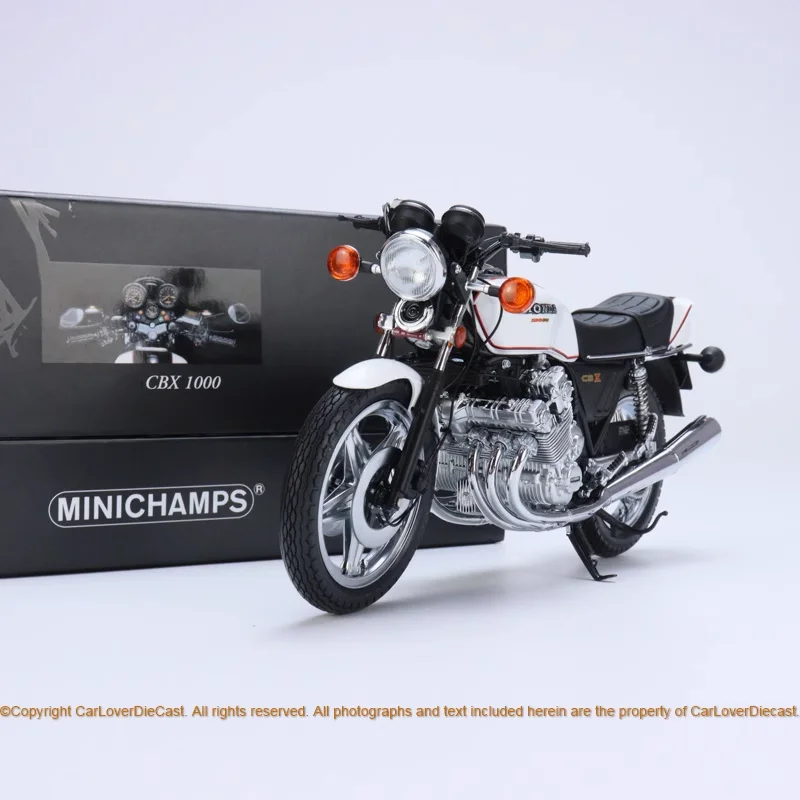 Миниатюрная модель 1:12 CBX 1000 1978, ограниченная серия, резиновые шины для мотоцикла, сплав, статическая модель, игрушка в подарок
Миниатюрная модель 1:12 CBX 1000 1978, ограниченная серия, резиновые шины для мотоцикла, сплав, статическая модель, игрушка в подарок