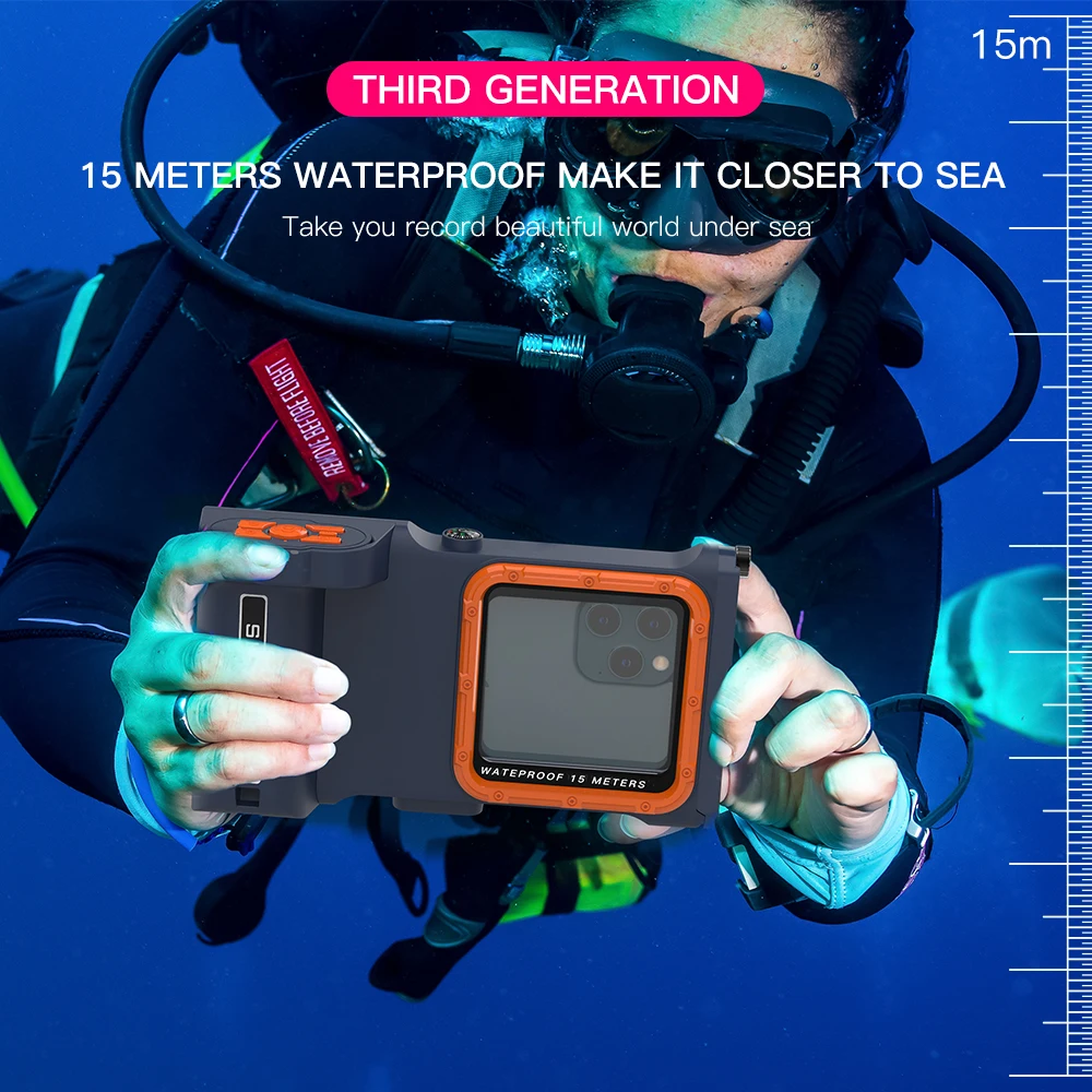 15M Professional Diving Phone Case For Samsung S23 Ultra S22 A53 20 Waterproof Underwater Wireless Swimming 6.9inch Mobile Cover
15M Professional Diving Phone Case For Samsung S23 Ultra S22 A53 20 Waterproof Underwater Wireless Swimming 6.9inch Mobile Cover
