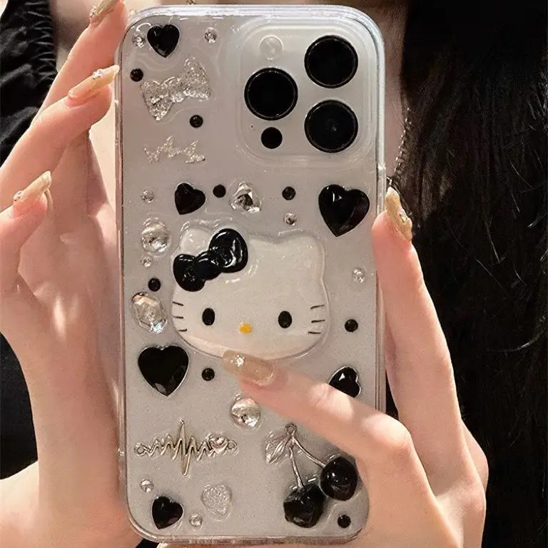 Hello Kitty Kawaii Anime Kuromi Sanrio Apple Iphone15/14/13/12/11Promax Case Cute Cartoon Protective Cover Girl Heart Gifts Toys
Hello Kitty Kawaii Anime Kuromi Sanrio Apple Iphone15/14/13/12/11Promax Case Cute Cartoon Protective Cover Girl Heart Gifts Toys