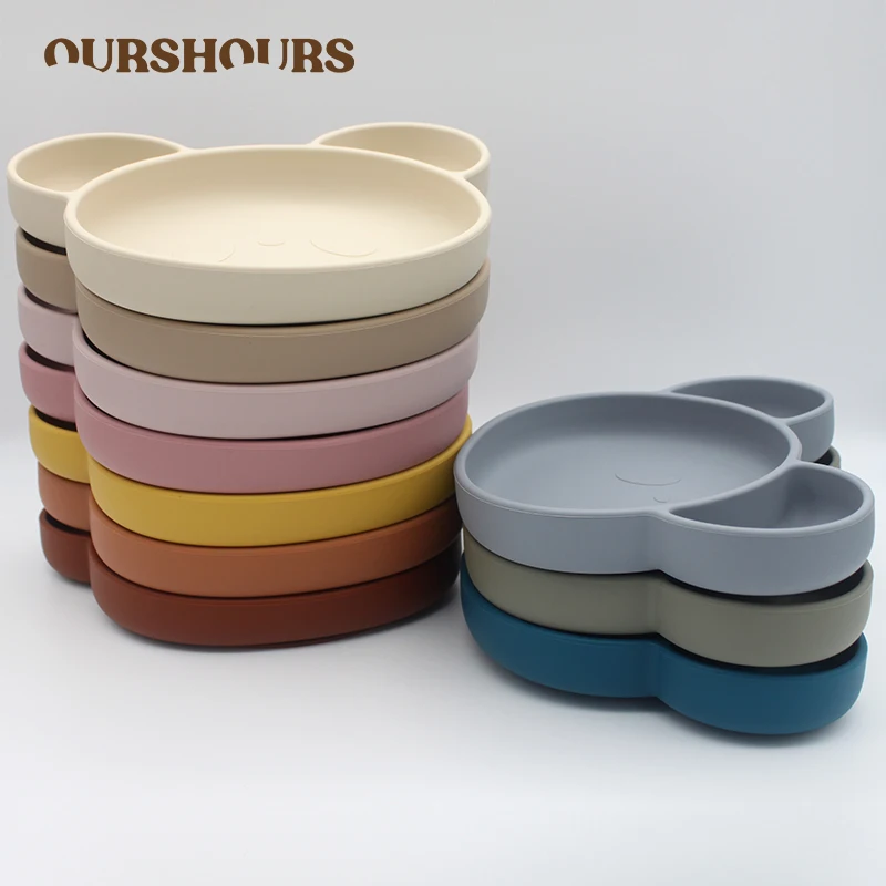 Bpa Free Baby Silicone Plate Toddler Training Tableware Panda Kids Dining Dishes Suction Insulation Children Compartment Plates
Bpa Free Baby Silicone Plate Toddler Training Tableware Panda Kids Dining Dishes Suction Insulation Children Compartment Plates