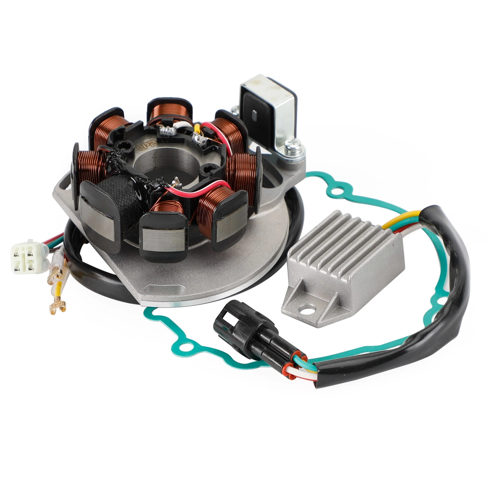 Areyourshop Magneto Stator+Regulator Rectifier+Gasket For SM EXC 200 2k-3 2005 54839204000
Areyourshop Magneto Stator+Regulator Rectifier+Gasket For SM EXC 200 2k-3 2005 54839204000