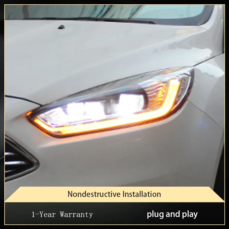 Car Head Lights For Ford Focus 2015 2016 2017 2018 Ugrade Animation LED DRL Headlight Bi Xenon Front Lamp Tools Accessories
Car Head Lights For Ford Focus 2015 2016 2017 2018 Ugrade Animation LED DRL Headlight Bi Xenon Front Lamp Tools Accessories