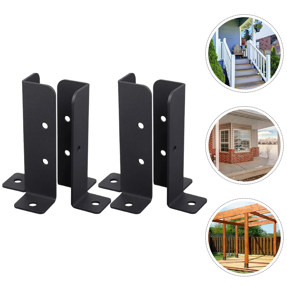 4 Pcs Patio Post Fixing Bracket Pergola Fence Kit Mailbox Installation (4pcs) Picket Base Cover Iron
4 Pcs Patio Post Fixing Bracket Pergola Fence Kit Mailbox Installation (4pcs) Picket Base Cover Iron