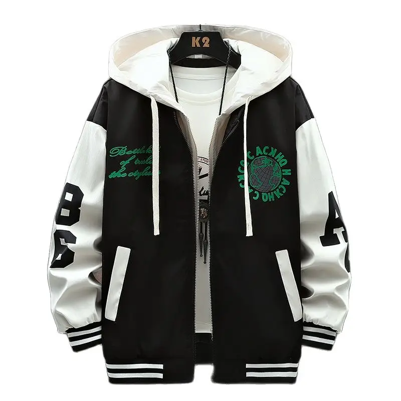 2023 New Cool Hooded Baseball Jacket Men Breathable Outwear Male Patchwork Streetwear Comfortable Men Clothing Size 4XL
2023 New Cool Hooded Baseball Jacket Men Breathable Outwear Male Patchwork Streetwear Comfortable Men Clothing Size 4XL