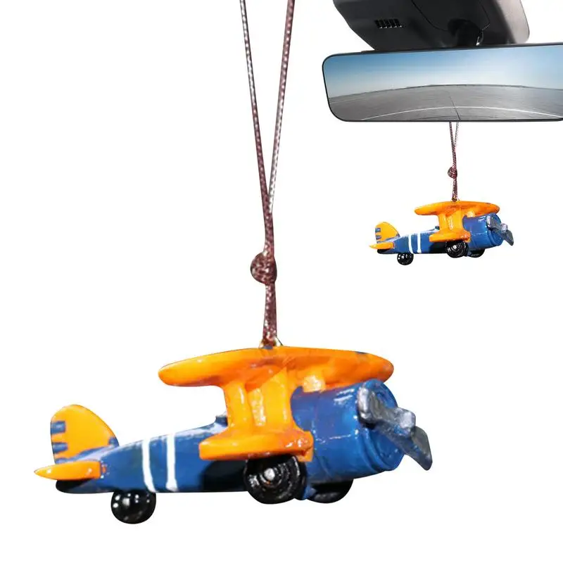 Creative Car Airplane Pendant with Rope Resin Hanging Rear View Mirror Decoration Ornaments small car interior Accessories
Creative Car Airplane Pendant with Rope Resin Hanging Rear View Mirror Decoration Ornaments small car interior Accessories