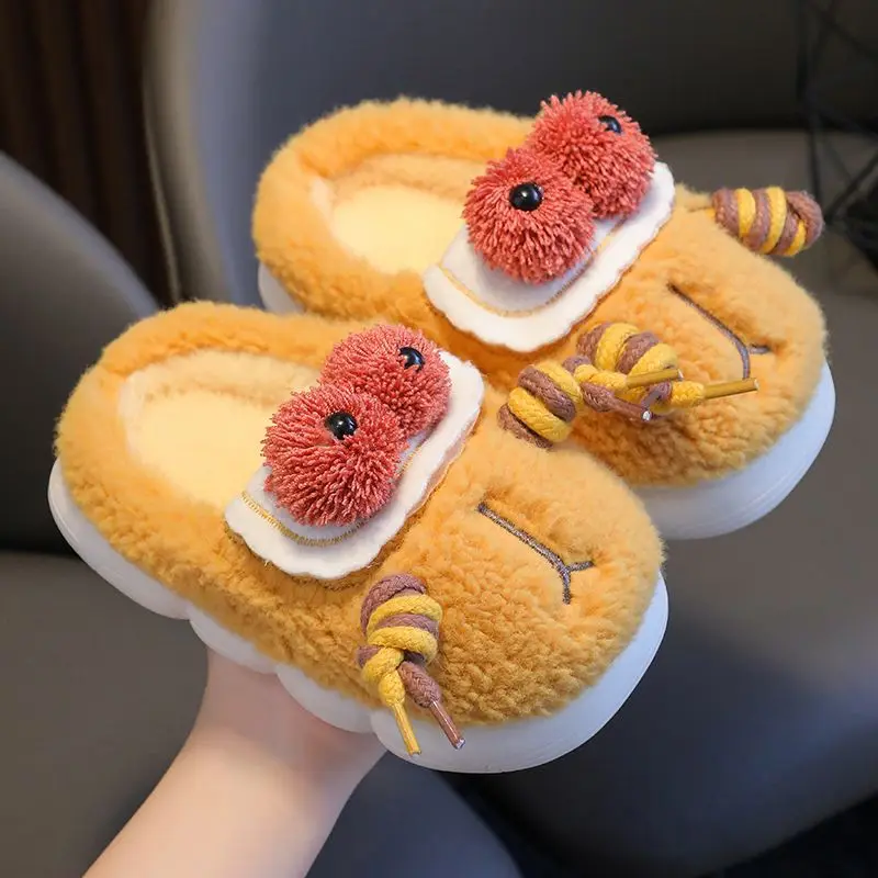 Winter Slippers For Kids Fluffy Shoes Animal sheep shoes boys gil Cute Cartoon Slippers Keep Warm Home Slides Zapatillas De Casa
Winter Slippers For Kids Fluffy Shoes Animal sheep shoes boys gil Cute Cartoon Slippers Keep Warm Home Slides Zapatillas De Casa