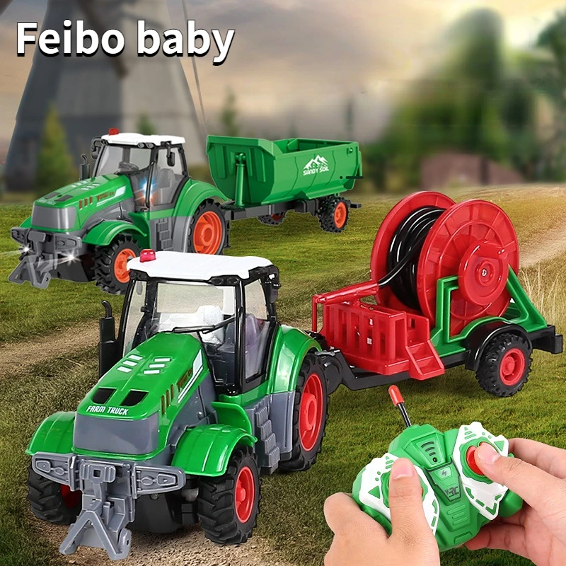 1:24 RC Car 27MHZ Radio Remote Control Farm Tractors Trailer Agricultural Trucks LED RC Farming Electronic Vehicle Toy Kids Gift
1:24 RC Car 27MHZ Radio Remote Control Farm Tractors Trailer Agricultural Trucks LED RC Farming Electronic Vehicle Toy Kids Gift