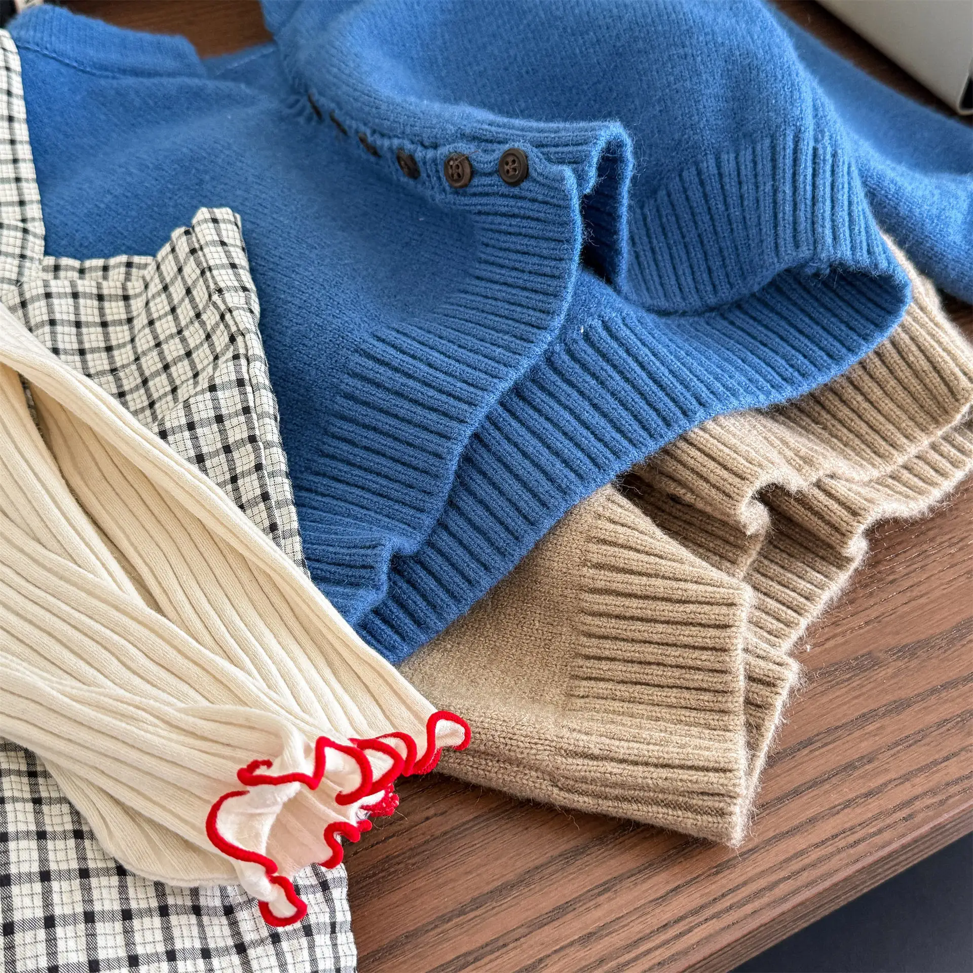 205 Autumn New Children Long Sleeve Knit Cardigan Fashion Girls Sweater Coat Kids Cotton Knitwear Jacket Baby Clothes 38 Sf90d5afb06a146c7a2a7e91b1cf5def0J