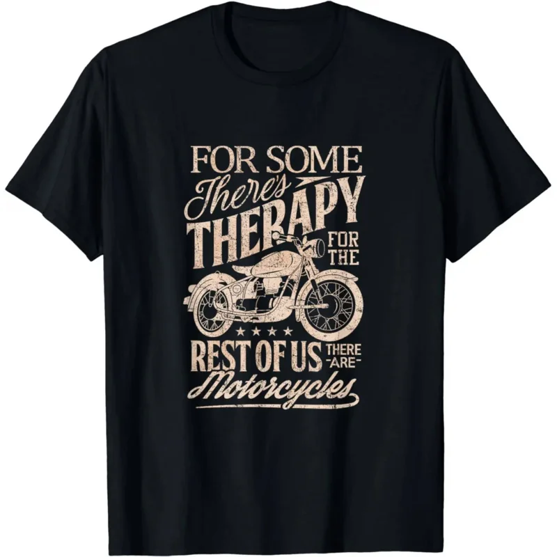 Retro Vintage Motorcycle rider therapy T Shirt Summer Casual Breathable Short Sleeve
Retro Vintage Motorcycle rider therapy T Shirt Summer Casual Breathable Short Sleeve