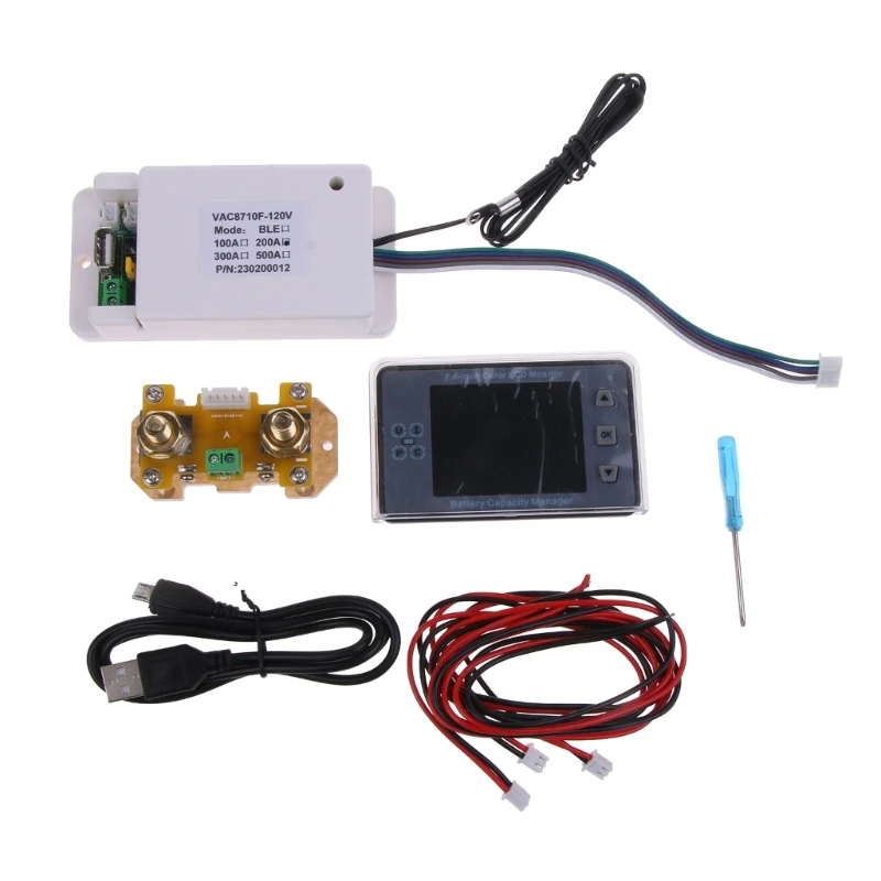 Wireless Voltmeter Ammeter Battery Capacity Tester Multimeter LCD- Color Display
Wireless Voltmeter Ammeter Battery Capacity Tester Multimeter LCD- Color Display